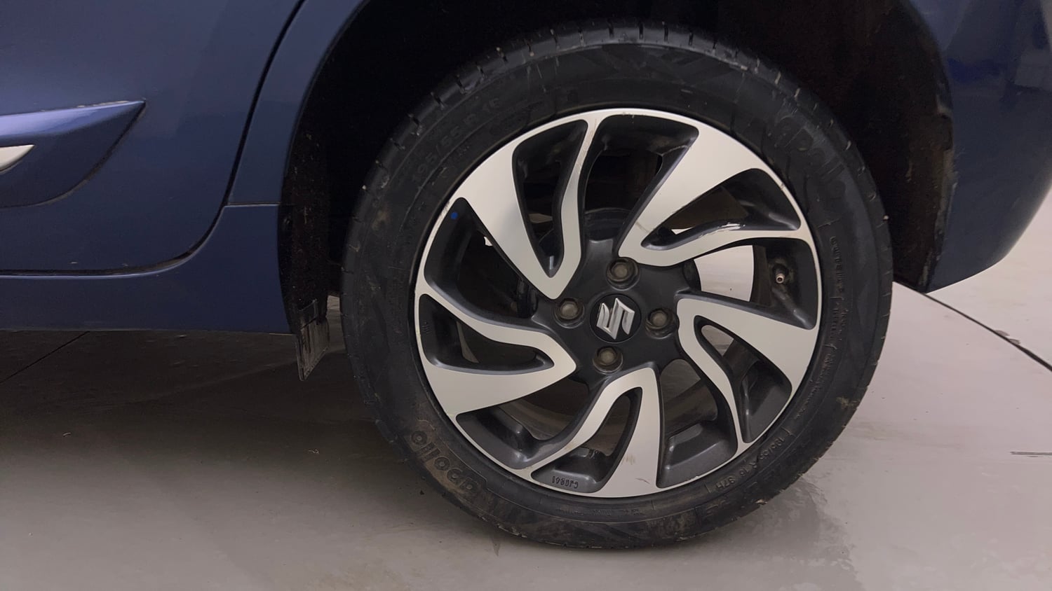 Used 2021 Maruti Suzuki Baleno Alpha Automatic Petrol Automatic tyres LEFT REAR TYRE RIM VIEW