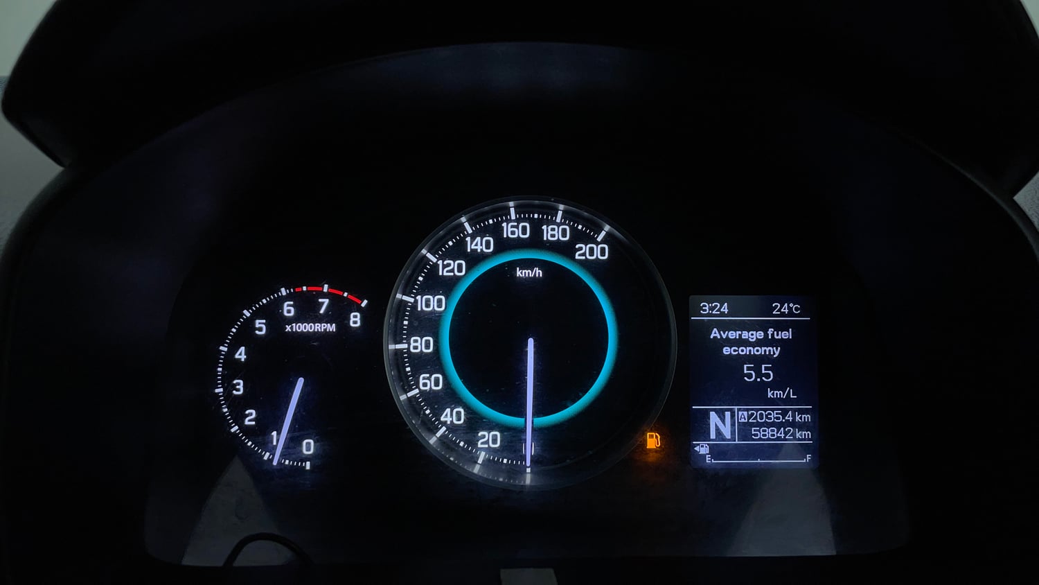 Used 2017 Maruti Suzuki Ignis Zeta 1.2 AMT Petrol Automatic interior CLUSTERMETER VIEW