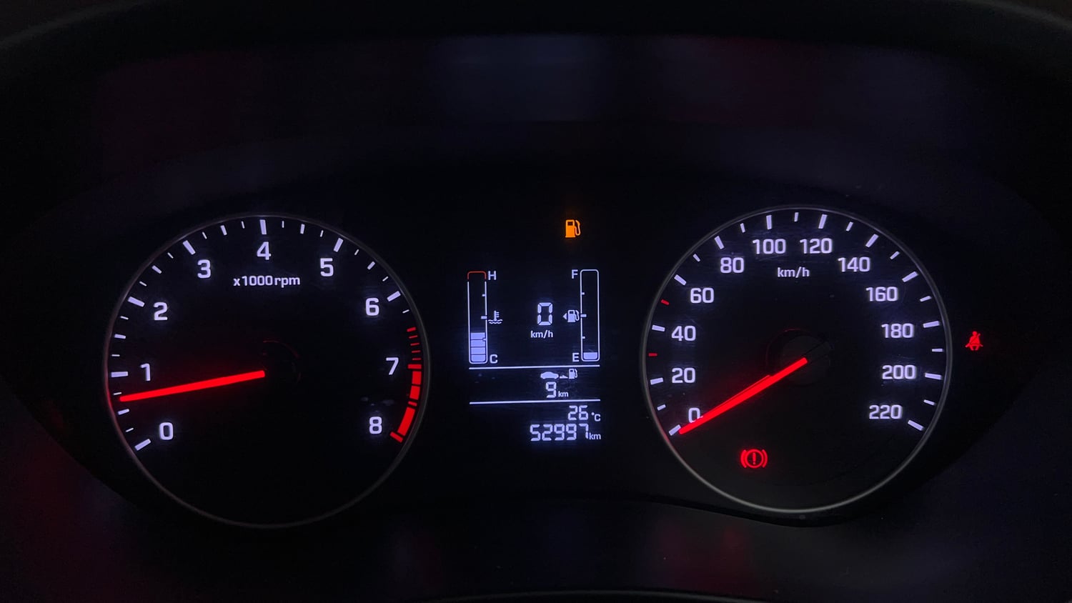 Used 2018 Hyundai Elite i20 Asta 1.2 Petrol Manual interior CLUSTERMETER VIEW
