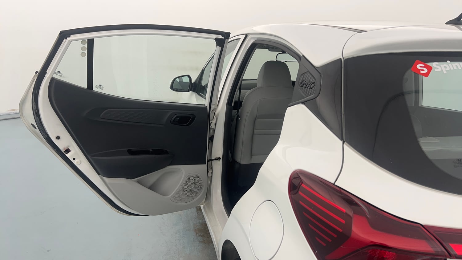 Used 2023 Hyundai Grand i10 Nios Magna 1.2 Kappa VTVT Petrol Manual interior LEFT REAR DOOR OPEN VIEW