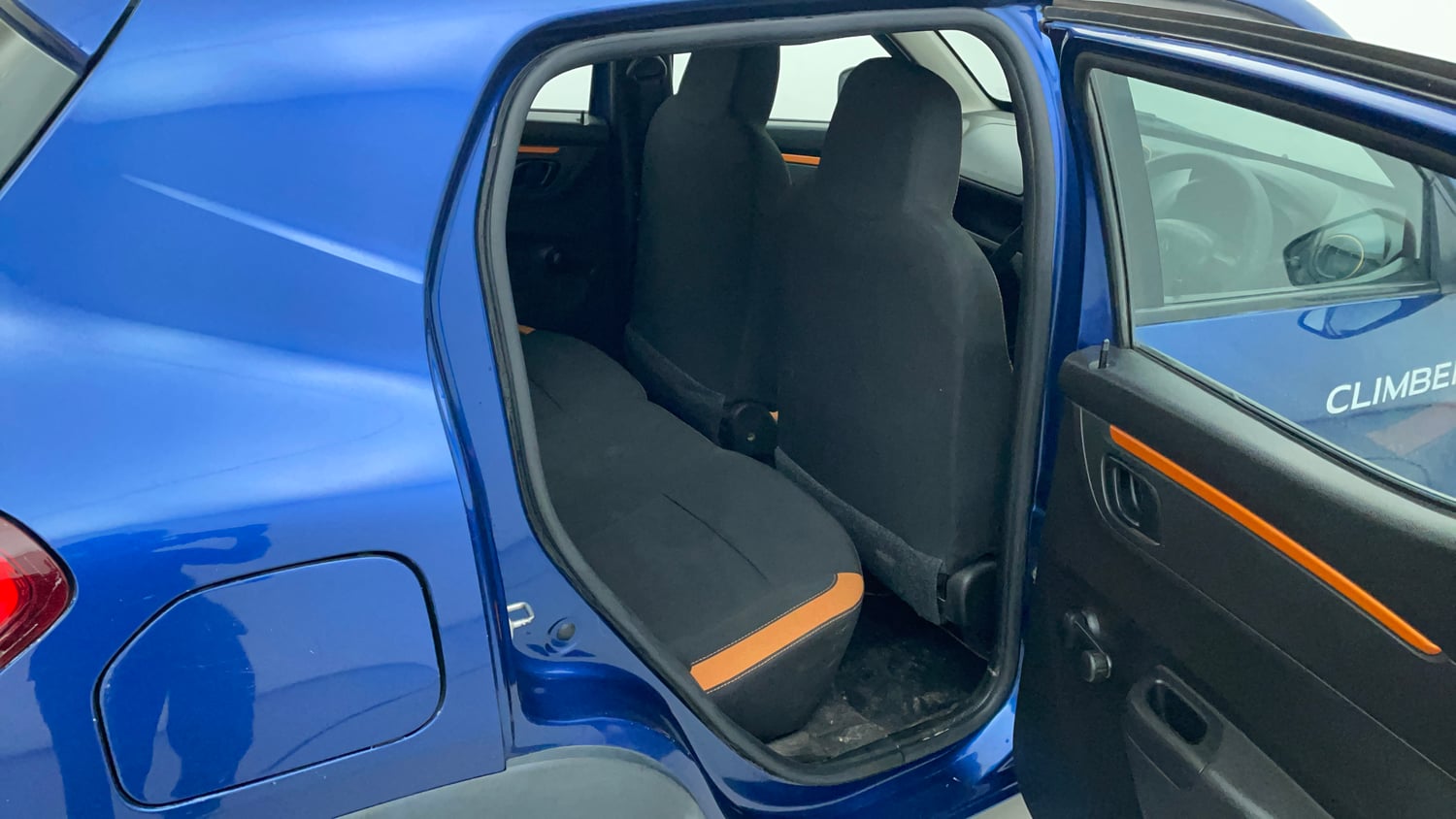 Used 2017 Renault Kwid CLIMBER 1.0 Petrol Manual interior RIGHT SIDE REAR DOOR CABIN VIEW