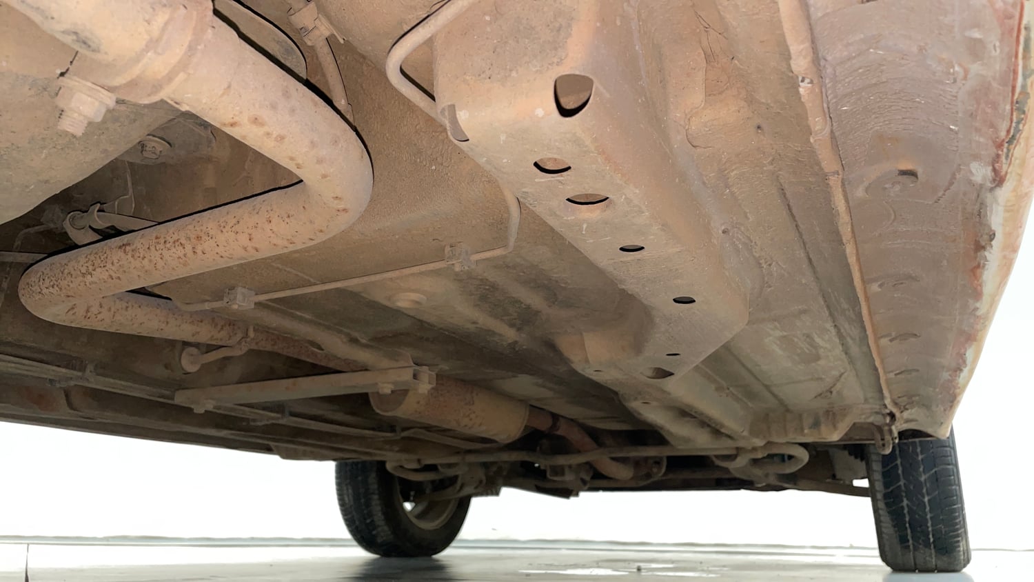 Used 2016 Tata Tiago Revotron XZ Petrol Manual extra REAR RIGHT UNDERBODY VIEW
