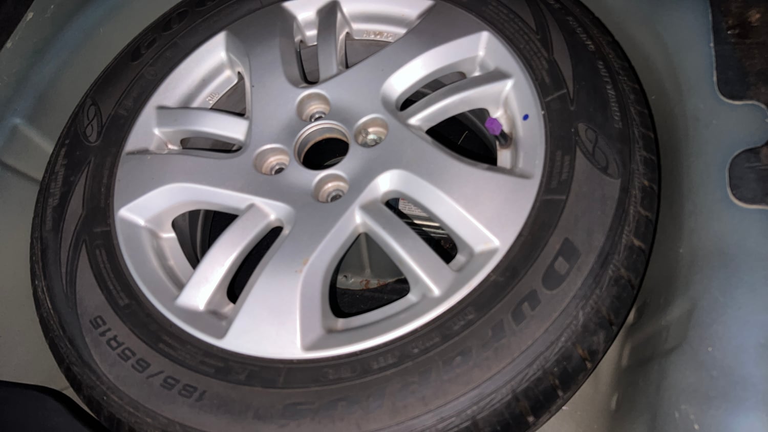 Used 2012 Maruti Suzuki Swift Dzire ZXI Petrol Manual tyres SPARE TYRE VIEW