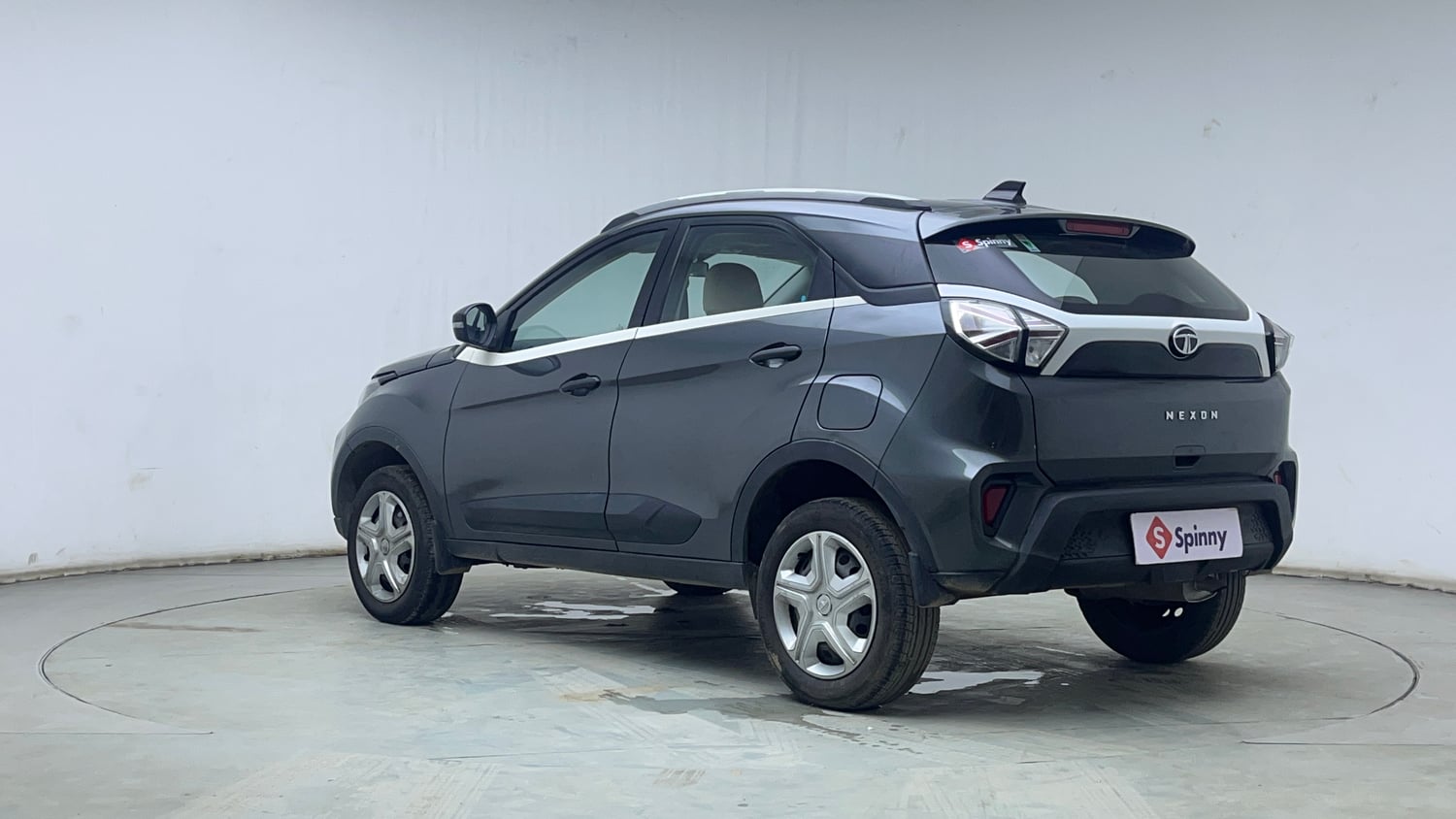Used 2022 Tata Nexon XM Plus (S) Petrol Manual exterior LEFT REAR CORNER VIEW