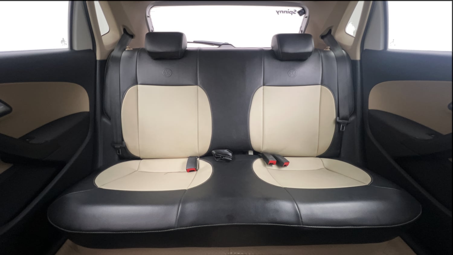 Used 2014 Volkswagen Polo Highline1.2L (P) Petrol Manual interior REAR SEAT CONDITION VIEW