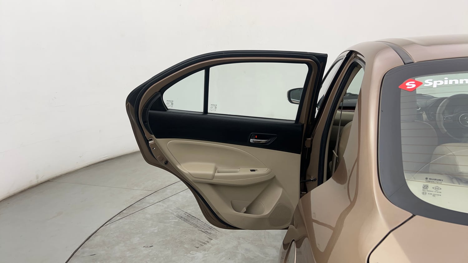 Used 2017 Maruti Suzuki Dzire ZXi Petrol Manual interior LEFT REAR DOOR OPEN VIEW