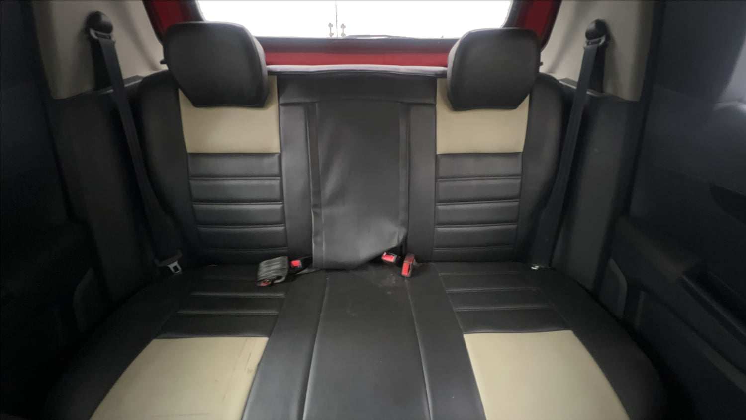 Used 2018 Mahindra KUV100 NXT K8 6 STR Petrol Manual interior REAR SEAT CONDITION VIEW