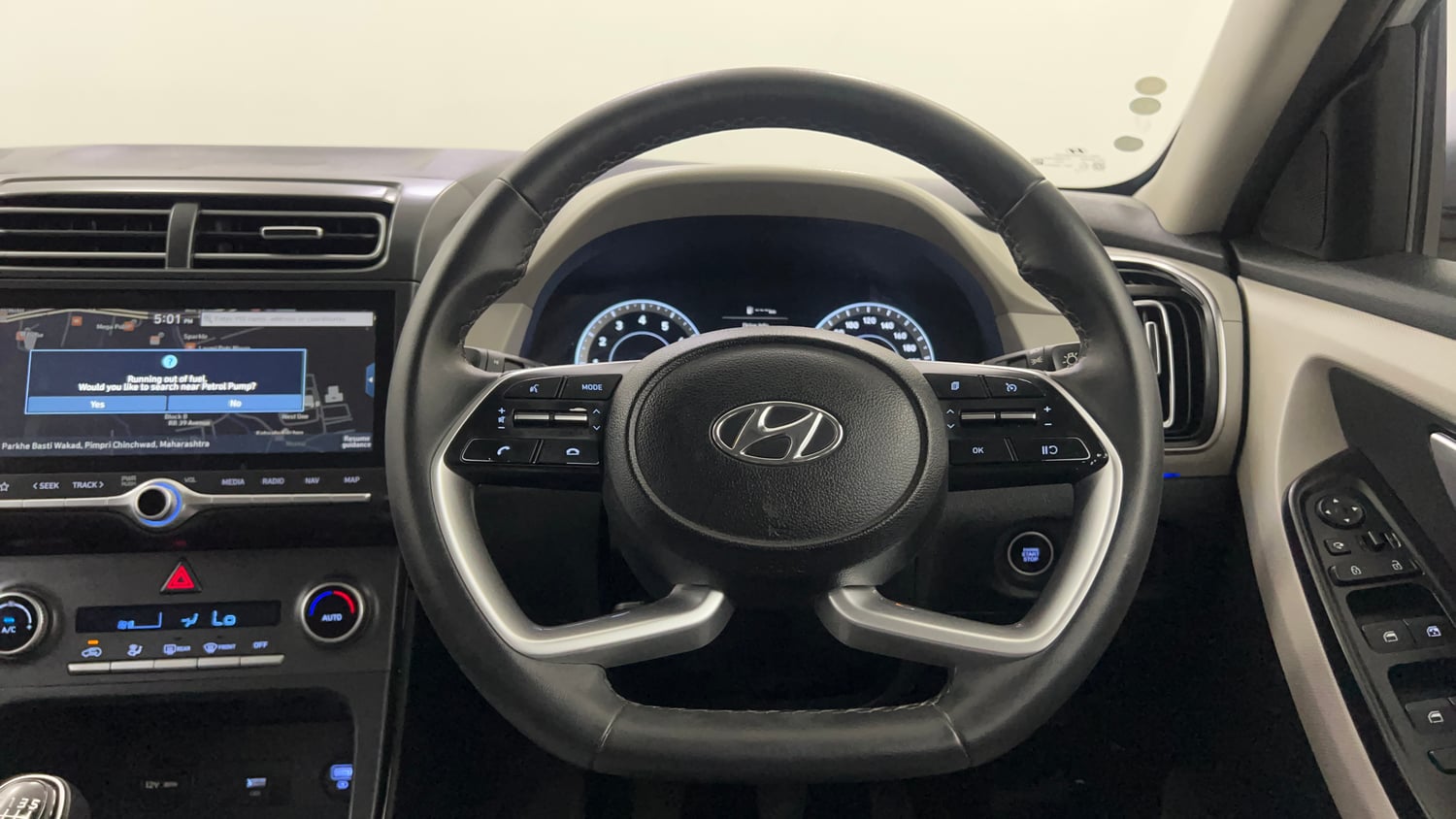 Used 2022 Hyundai Creta SX 1.5 Petrol Petrol Manual interior STEERING VIEW