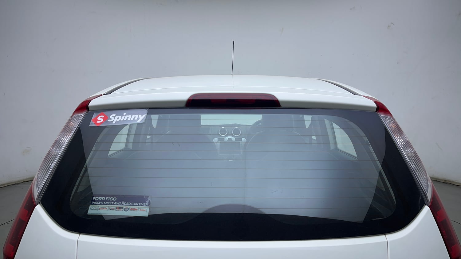 Used 2012 Ford Figo Duratorq Diesel ZXI 1.4 Diesel Manual exterior BACK WINDSHIELD VIEW