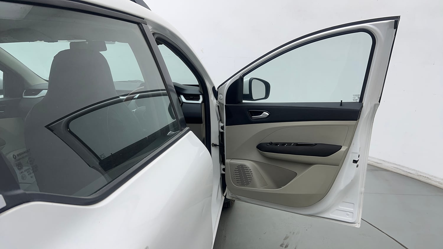 Used 2020 Renault Triber RXZ Petrol Manual interior RIGHT FRONT DOOR OPEN VIEW