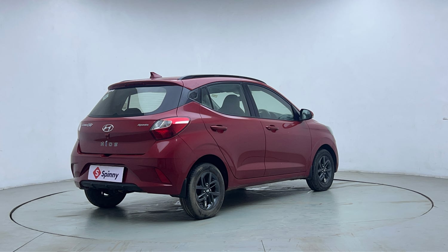Used 2022 Hyundai Grand i10 Nios Sportz 1.2 Kappa VTVT CNG Cng Manual exterior RIGHT REAR CORNER VIEW