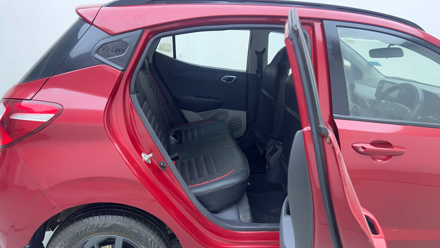 Used 2022 Hyundai Grand i10 Nios Sportz 1.2 Kappa VTVT CNG Cng Manual interior RIGHT SIDE REAR DOOR CABIN VIEW