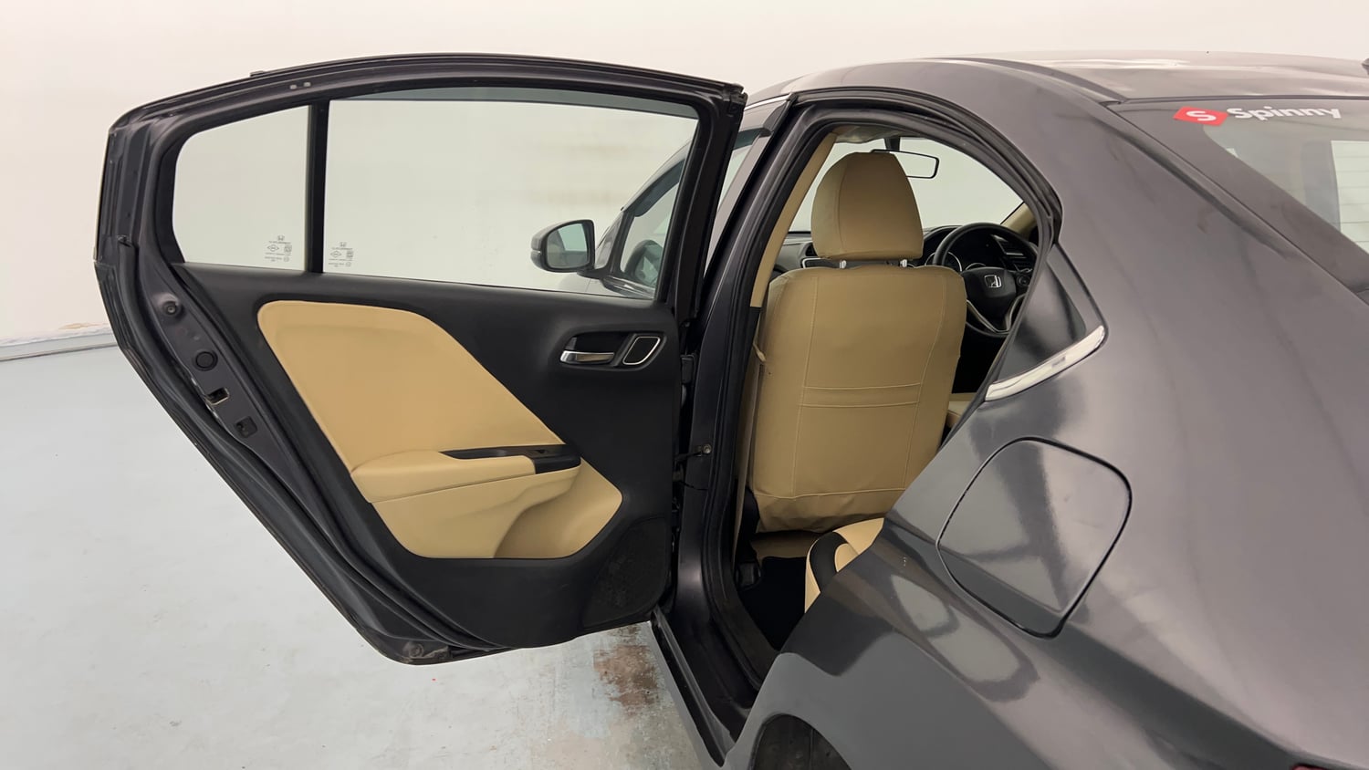 Used 2017 Honda City V CVT Petrol Petrol Automatic interior LEFT REAR DOOR OPEN VIEW
