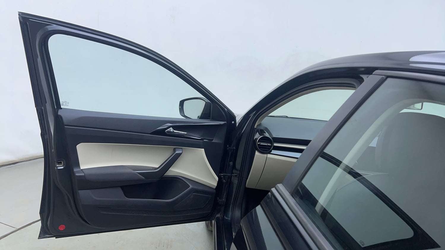 Used 2023 Skoda Slavia Ambition 1.0L TSI MT Petrol Manual interior LEFT FRONT DOOR OPEN VIEW
