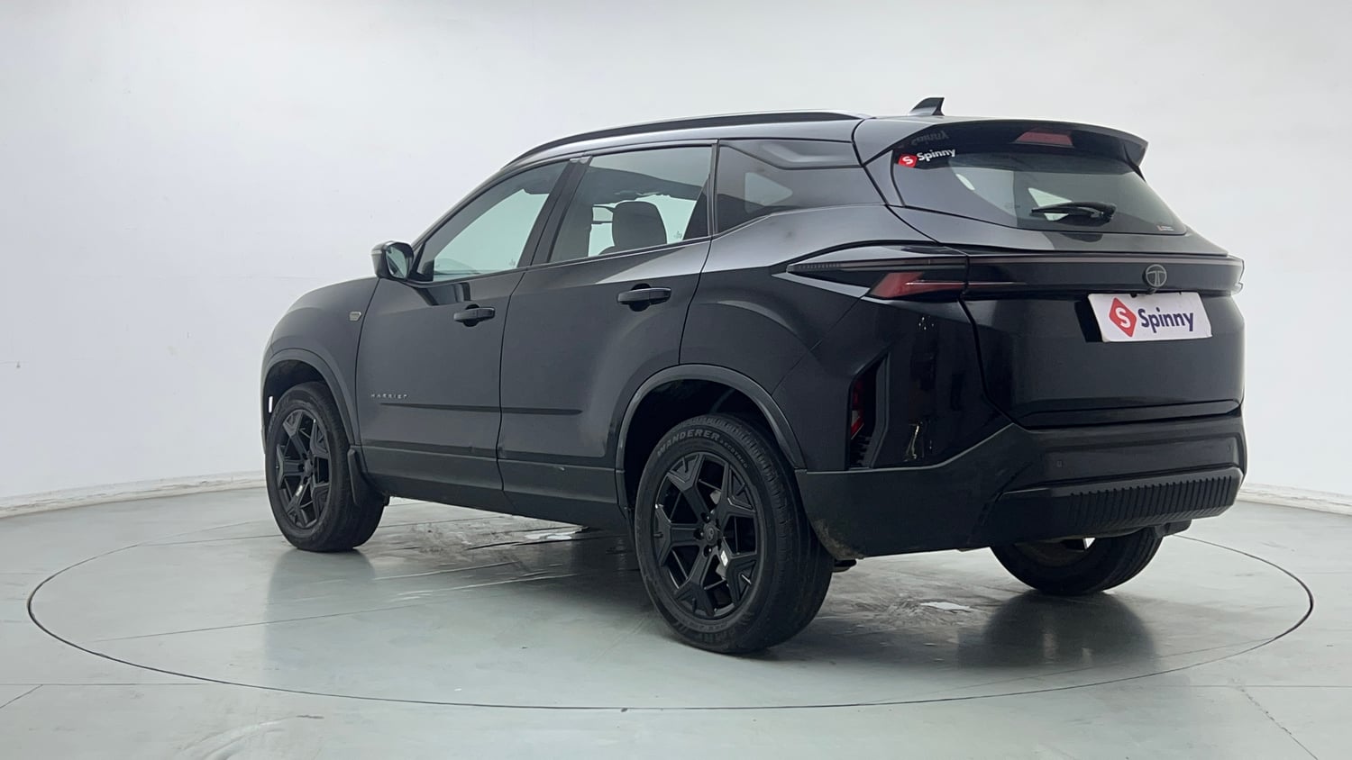 Used 2024 Tata Harrier Fearless Plus Dark Edition AT Diesel Automatic exterior LEFT REAR CORNER VIEW