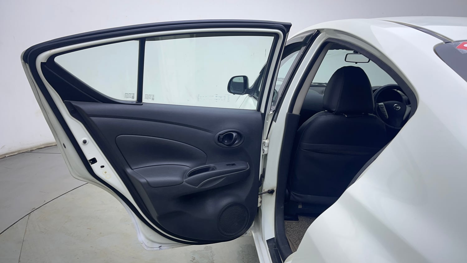 Used 2018 Nissan Sunny XL D Diesel Manual interior LEFT REAR DOOR OPEN VIEW
