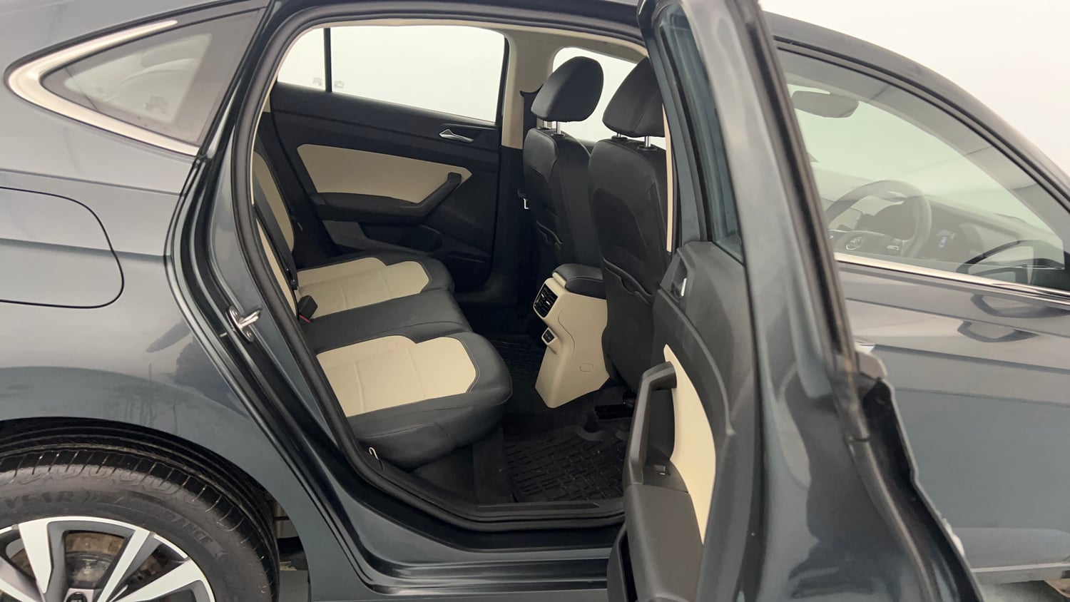 Used 2022 Skoda Slavia Style 1.5L TSI MT Petrol Manual interior RIGHT SIDE REAR DOOR CABIN VIEW