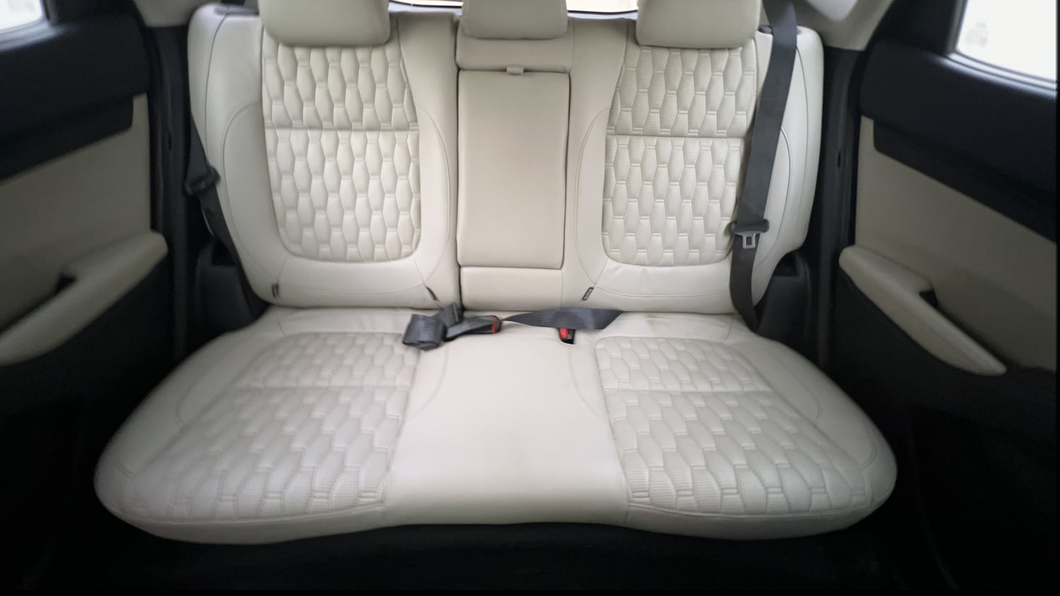 Used 2019 Kia Seltos HTX Plus AT 1.5 Diesel Diesel Automatic interior REAR SEAT CONDITION VIEW