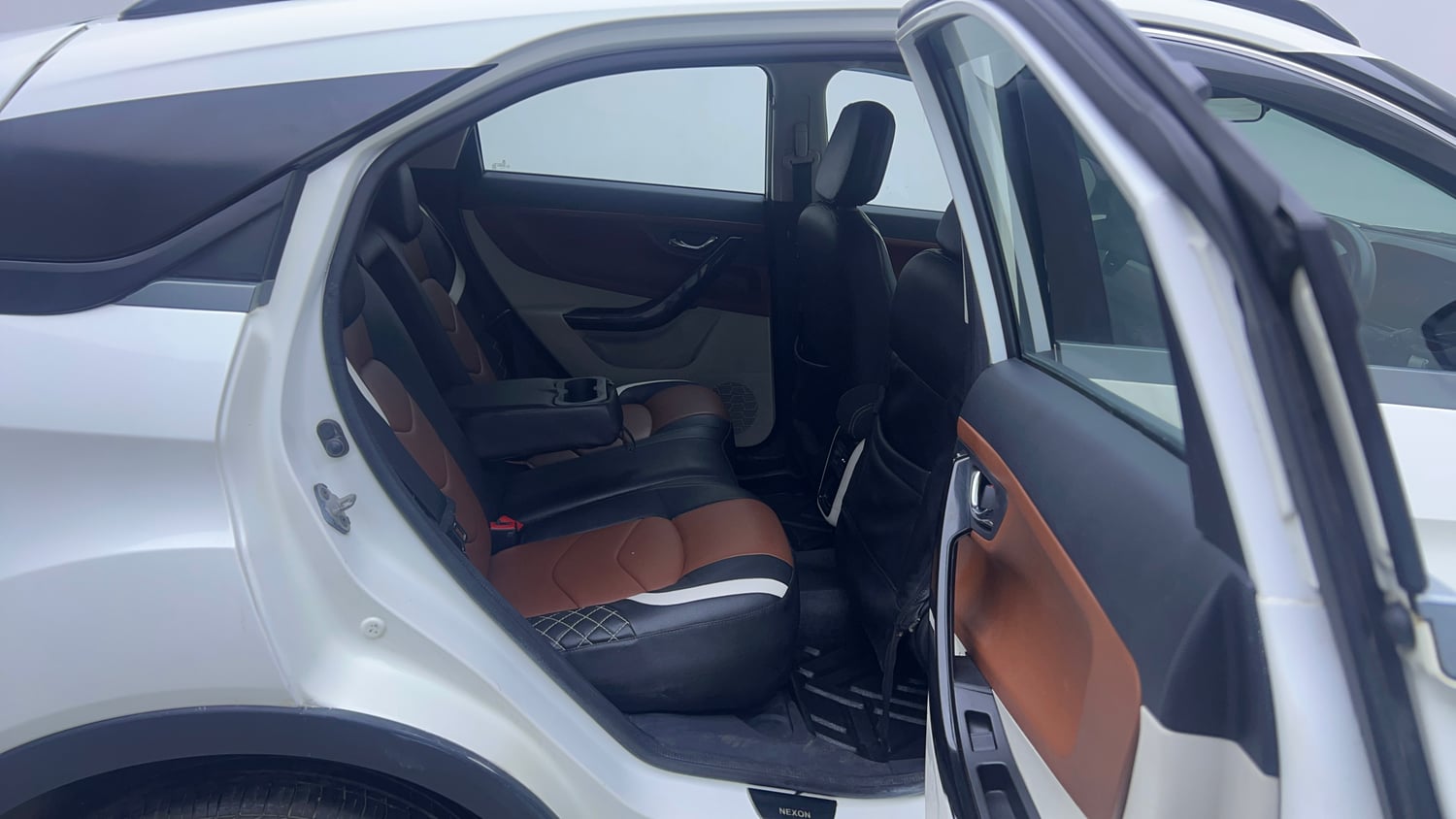 Used 2020 Tata Nexon XZA Plus (S) Petrol Automatic interior RIGHT SIDE REAR DOOR CABIN VIEW
