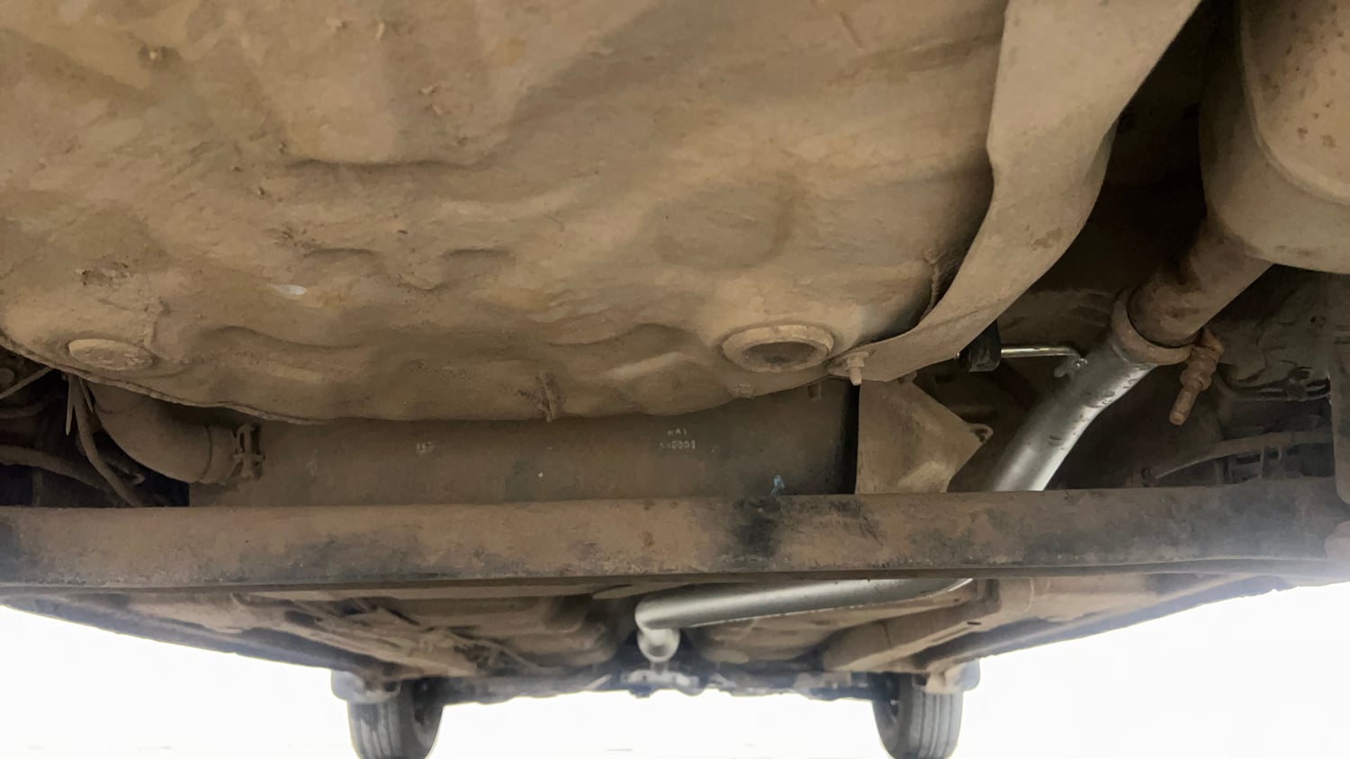 Used 2013 Hyundai i10 Magna 1.2 CNG (Outside Fitted) Cng Manual extra REAR UNDERBODY VIEW (TAKEN FROM REAR)