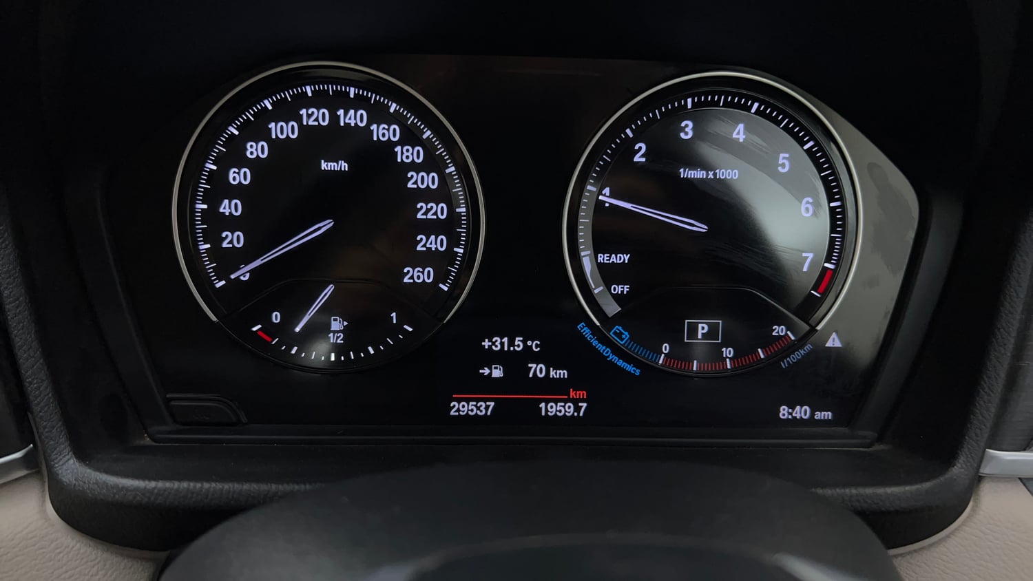 Used 2019 BMW X1 sDrive20i xLine Petrol Automatic interior CLUSTERMETER VIEW