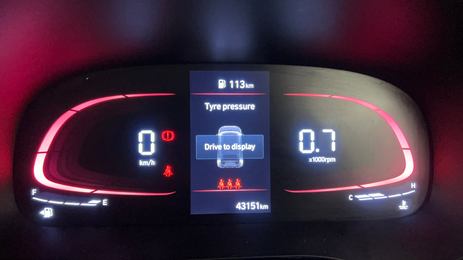 Used 2024 Hyundai Exter S 1.2 MT Petrol Manual interior CLUSTERMETER VIEW
