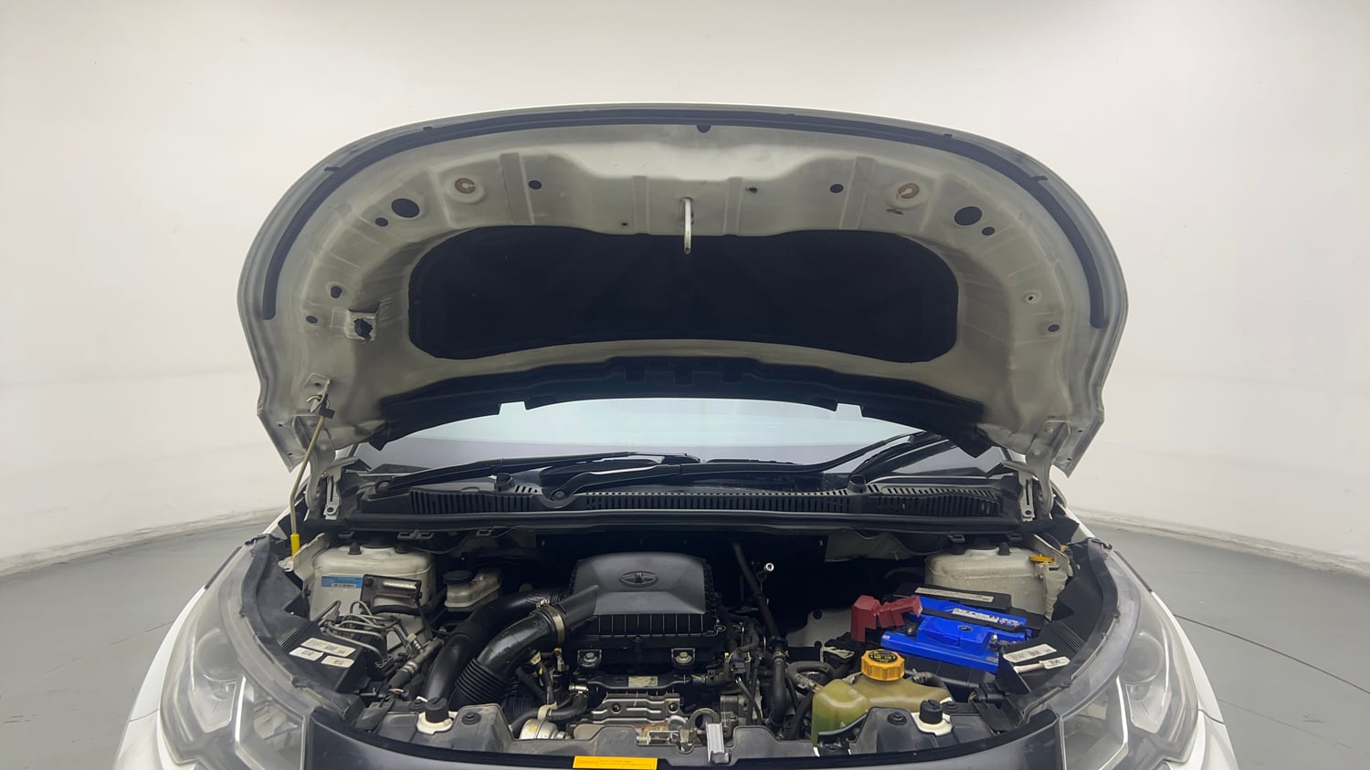 Used 2022 Tata Nexon XZA Plus (O) Petrol Automatic engine ENGINE & BONNET OPEN FRONT VIEW
