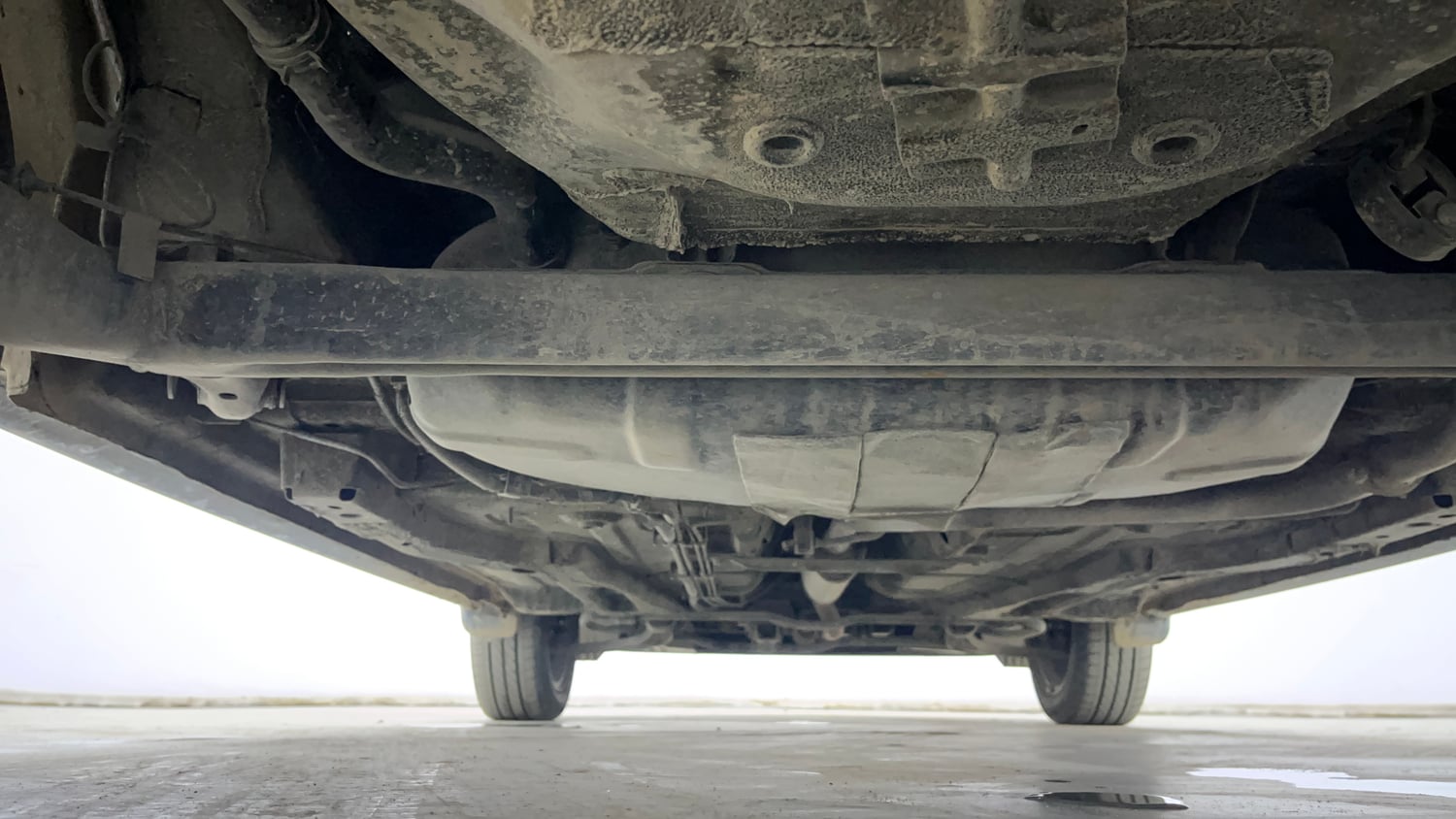 Used 2023 Tata Tiago XZA Plus Petrol Automatic extra REAR UNDERBODY VIEW (TAKEN FROM REAR)