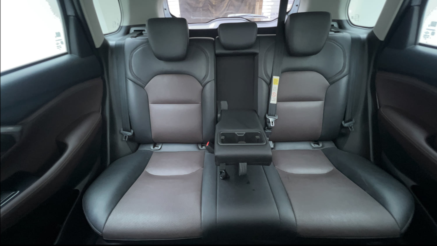 Used 2024 Maruti Suzuki Grand Vitara Alpha Smart Hybrid AT Petrol Automatic interior REAR SEAT CONDITION VIEW