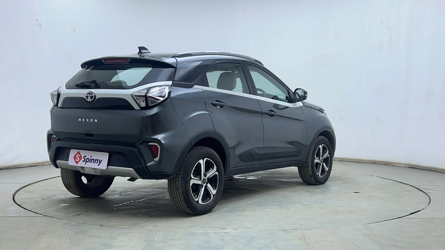 Used 2023 Tata Nexon XZ Plus Diesel Diesel Manual exterior RIGHT REAR CORNER VIEW