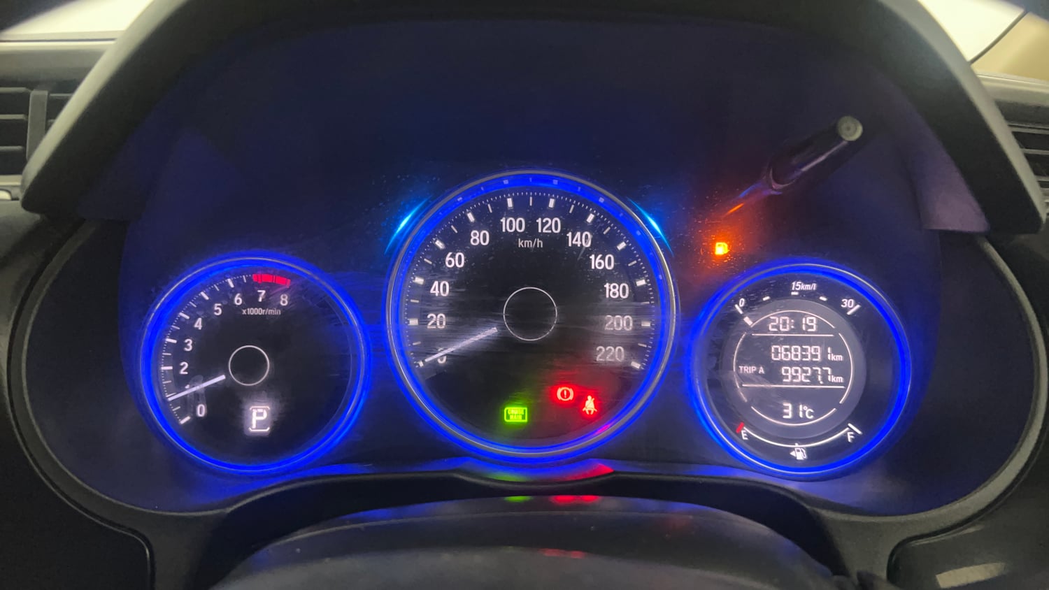 Used 2016 Honda City SV CVT Petrol Automatic interior CLUSTERMETER VIEW