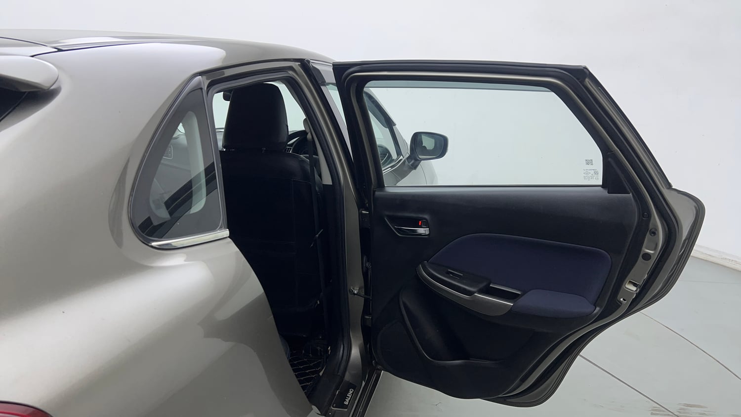 Used 2020 Maruti Suzuki Baleno Delta Petrol Manual interior RIGHT REAR DOOR OPEN VIEW