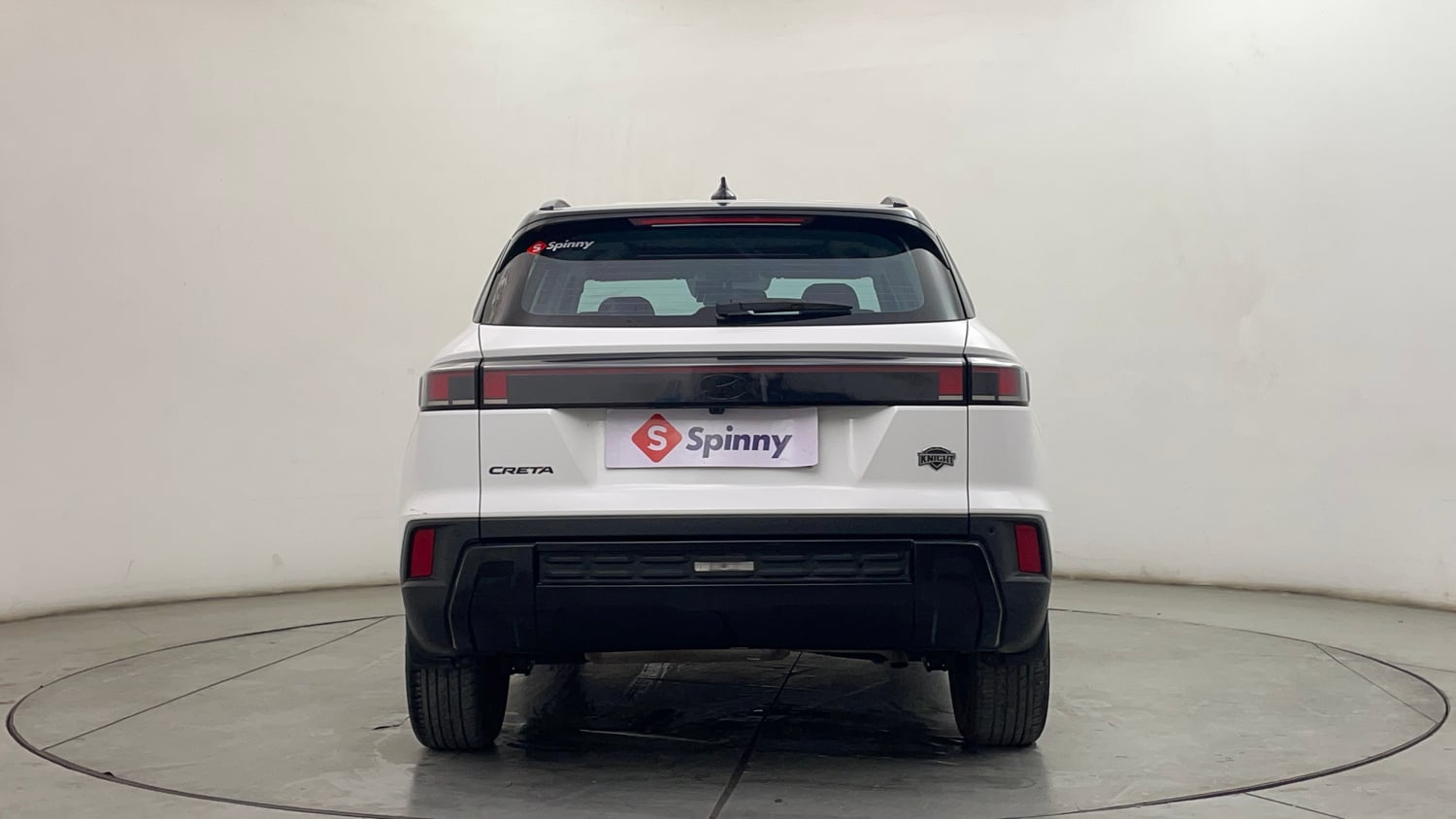Used 2024 Hyundai Creta SX (O) 1.5 Petrol IVT Knight Petrol Automatic exterior BACK VIEW