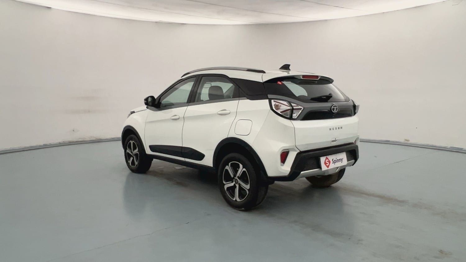 Used 2021 Tata Nexon XZ Plus Petrol Manual exterior LEFT REAR CORNER VIEW