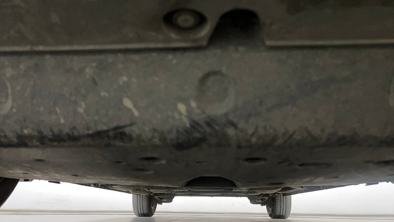 Used 2021 Honda City V CVT Petrol Petrol Automatic extra FRONT LEFT UNDERBODY VIEW