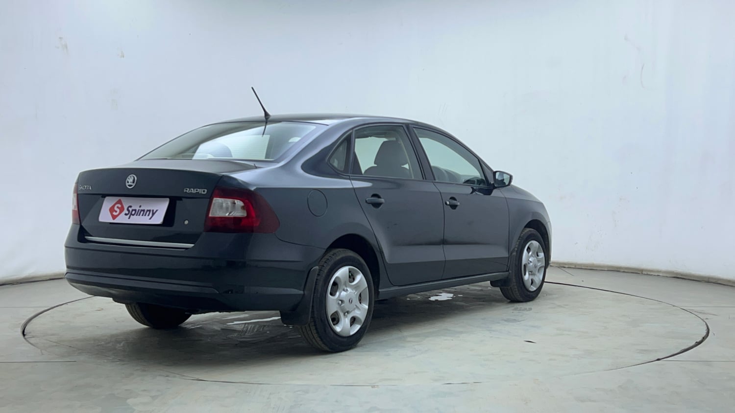 Used 2020 Skoda Rapid Active 1.6 MPI Petrol Manual exterior RIGHT REAR CORNER VIEW