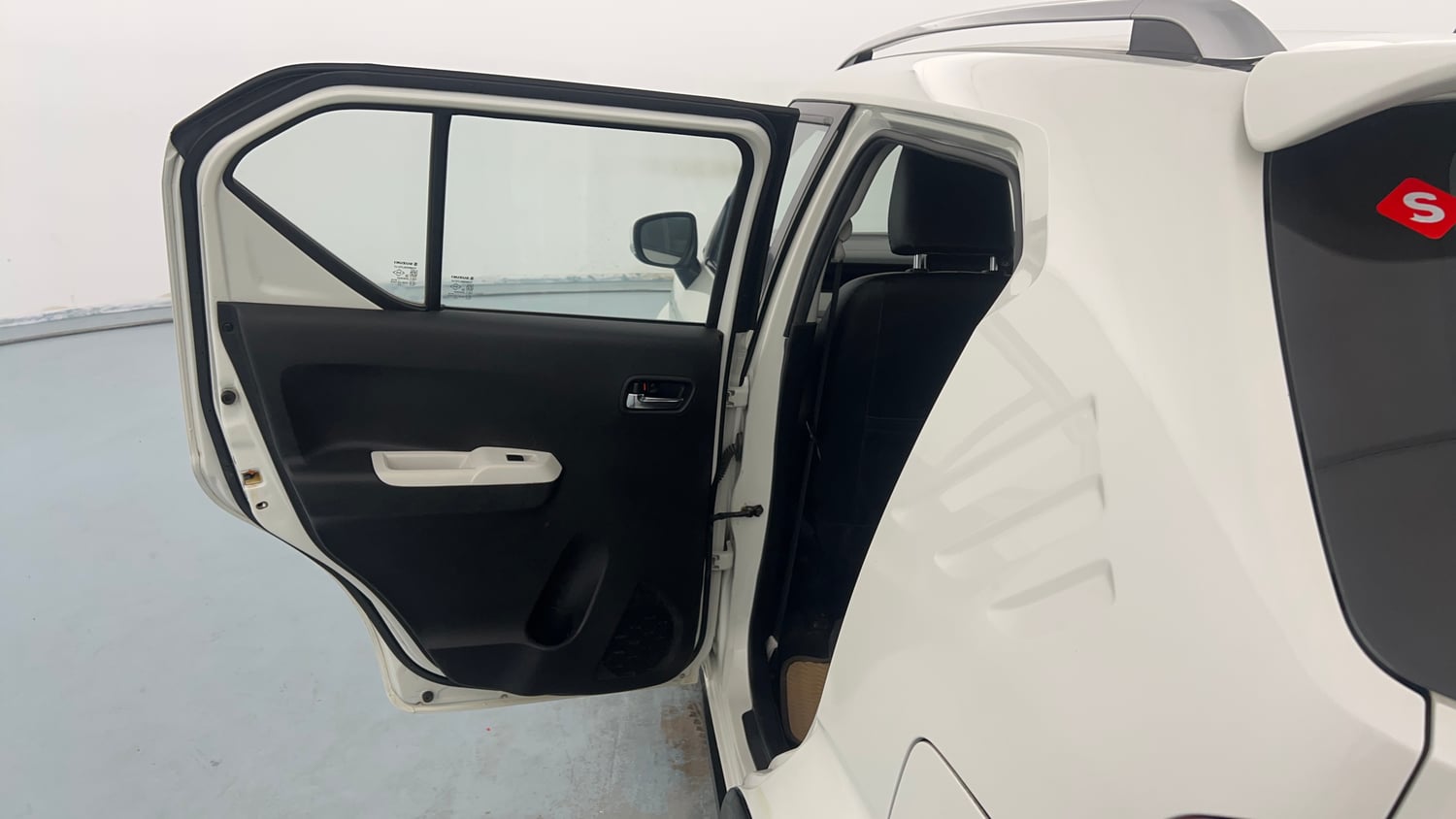 Used 2024 Maruti Suzuki Ignis Zeta 1.2 AMT Petrol Automatic interior LEFT REAR DOOR OPEN VIEW