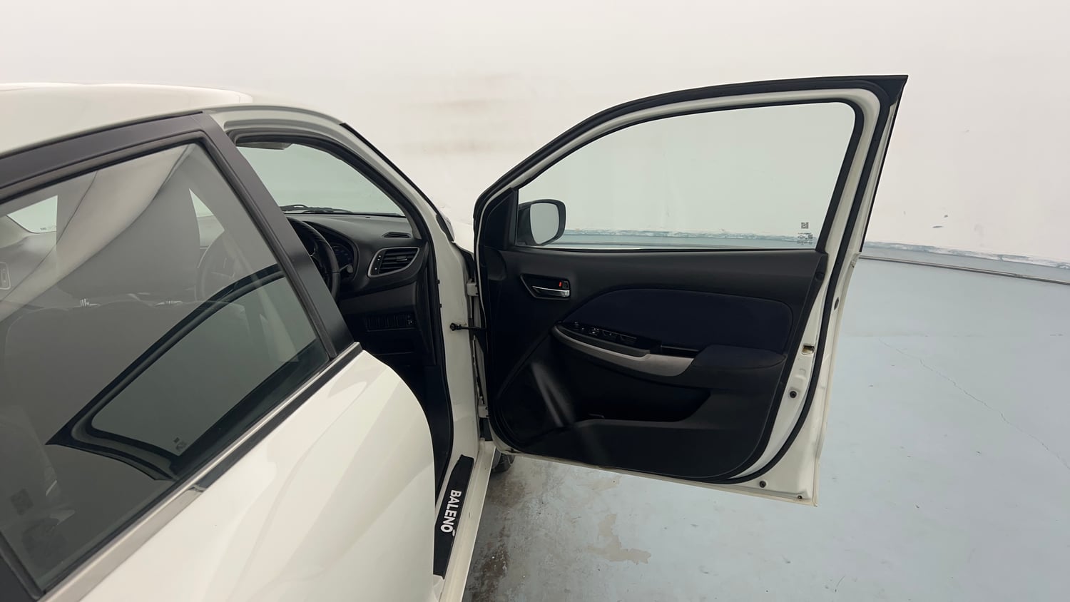 Used 2020 Maruti Suzuki Baleno Delta Petrol Manual interior RIGHT FRONT DOOR OPEN VIEW
