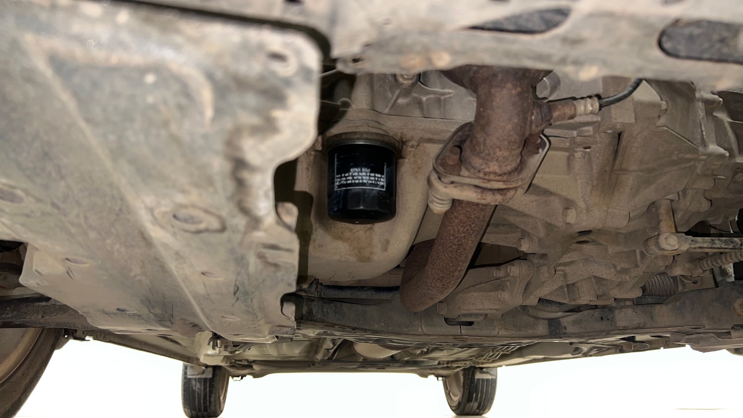 Used 2017 Maruti Suzuki Baleno Zeta 1.2 Petrol Manual extra FRONT LEFT UNDERBODY VIEW