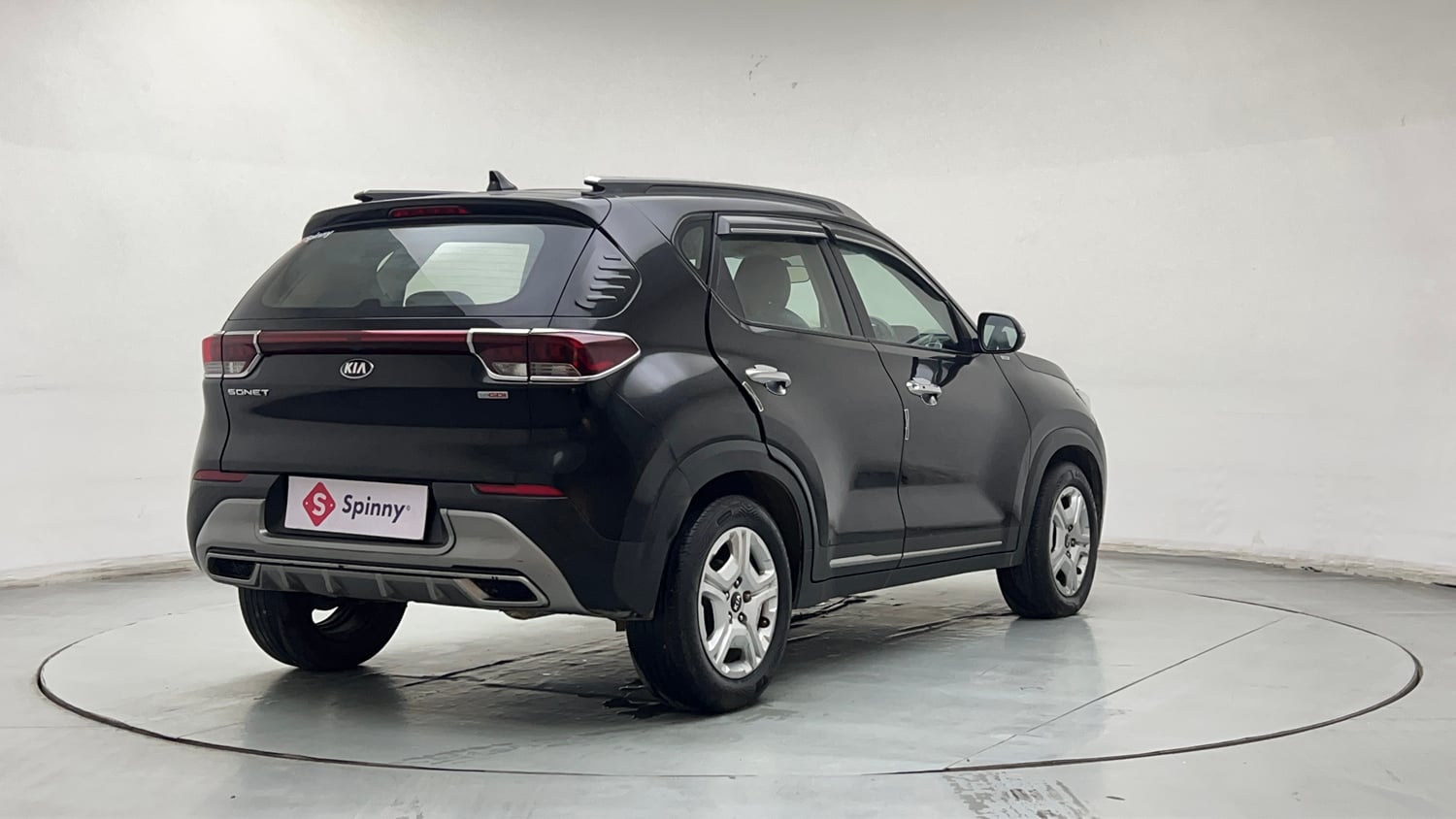 Used 2021 Kia Sonet HTX 1.0 iMT Petrol Manual exterior RIGHT REAR CORNER VIEW