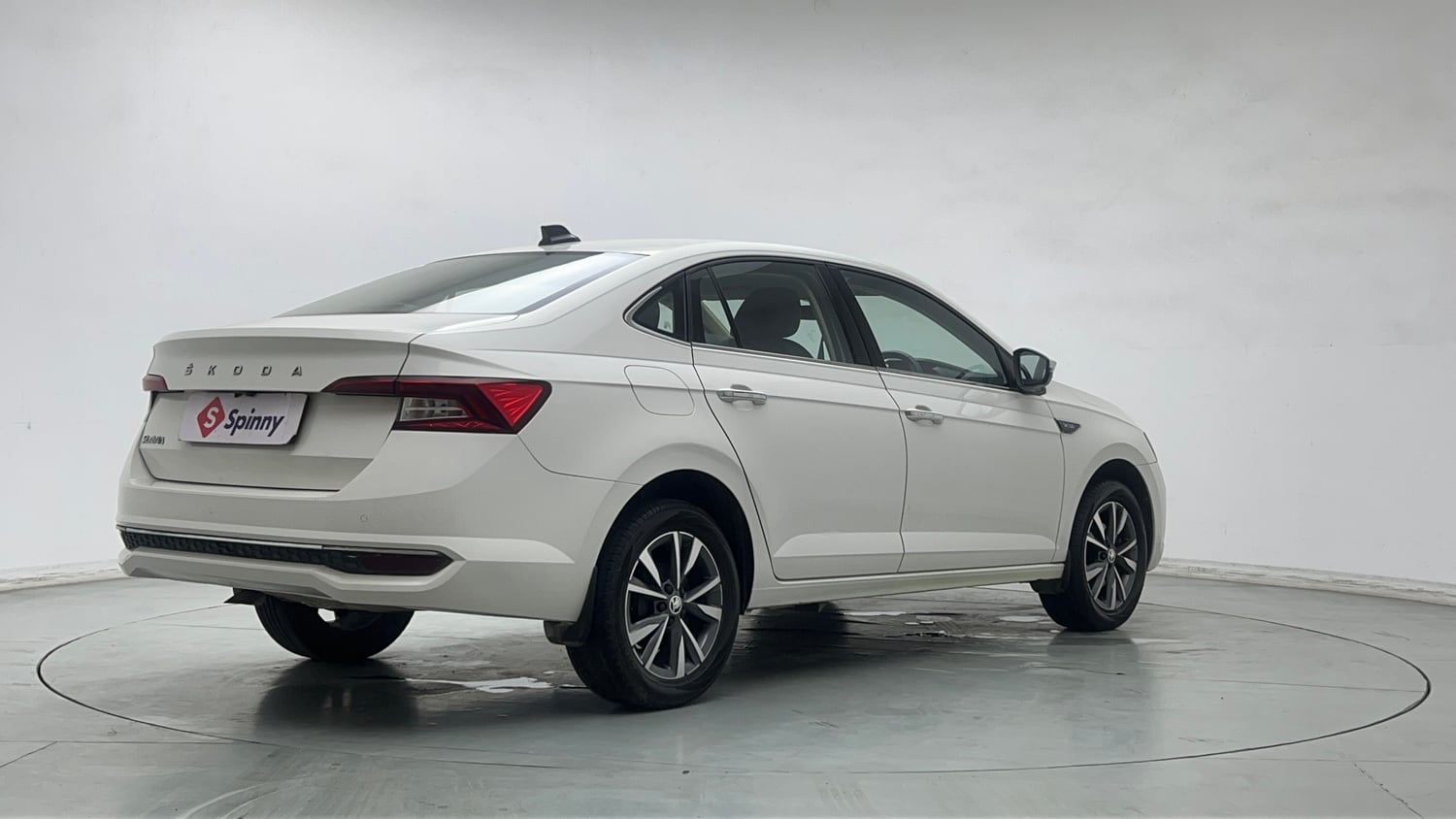 Used 2023 Skoda Slavia Style 1.0L TSI MT Petrol Manual exterior RIGHT REAR CORNER VIEW