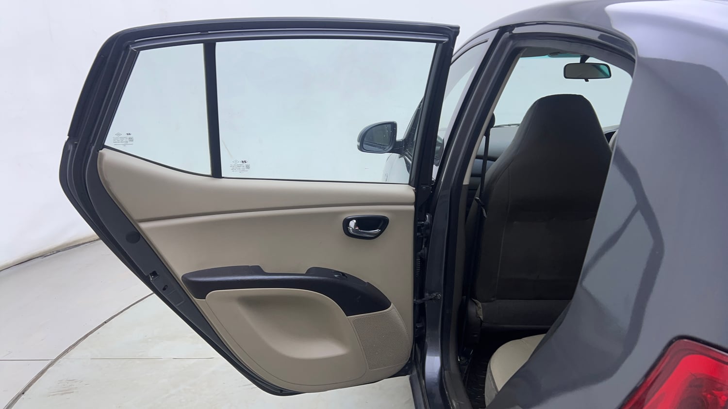 Used 2012 Hyundai i10 Sportz 1.2 Kappa2 Petrol Manual interior LEFT REAR DOOR OPEN VIEW