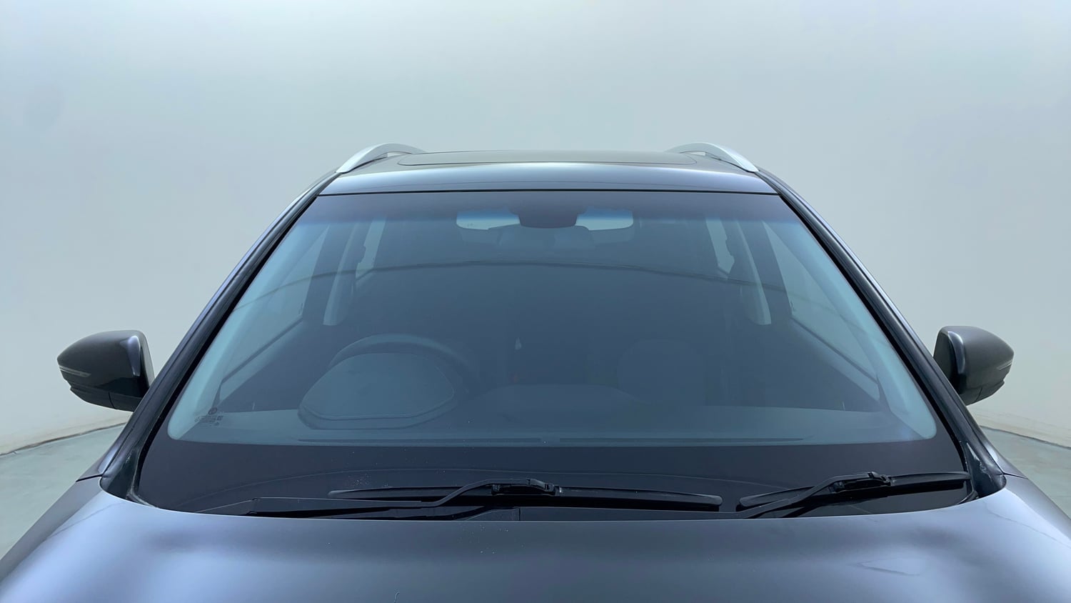 Used 2021 MG Motors Hector Shine 1.5 Petrol Turbo CVT Petrol Automatic exterior FRONT WINDSHIELD VIEW