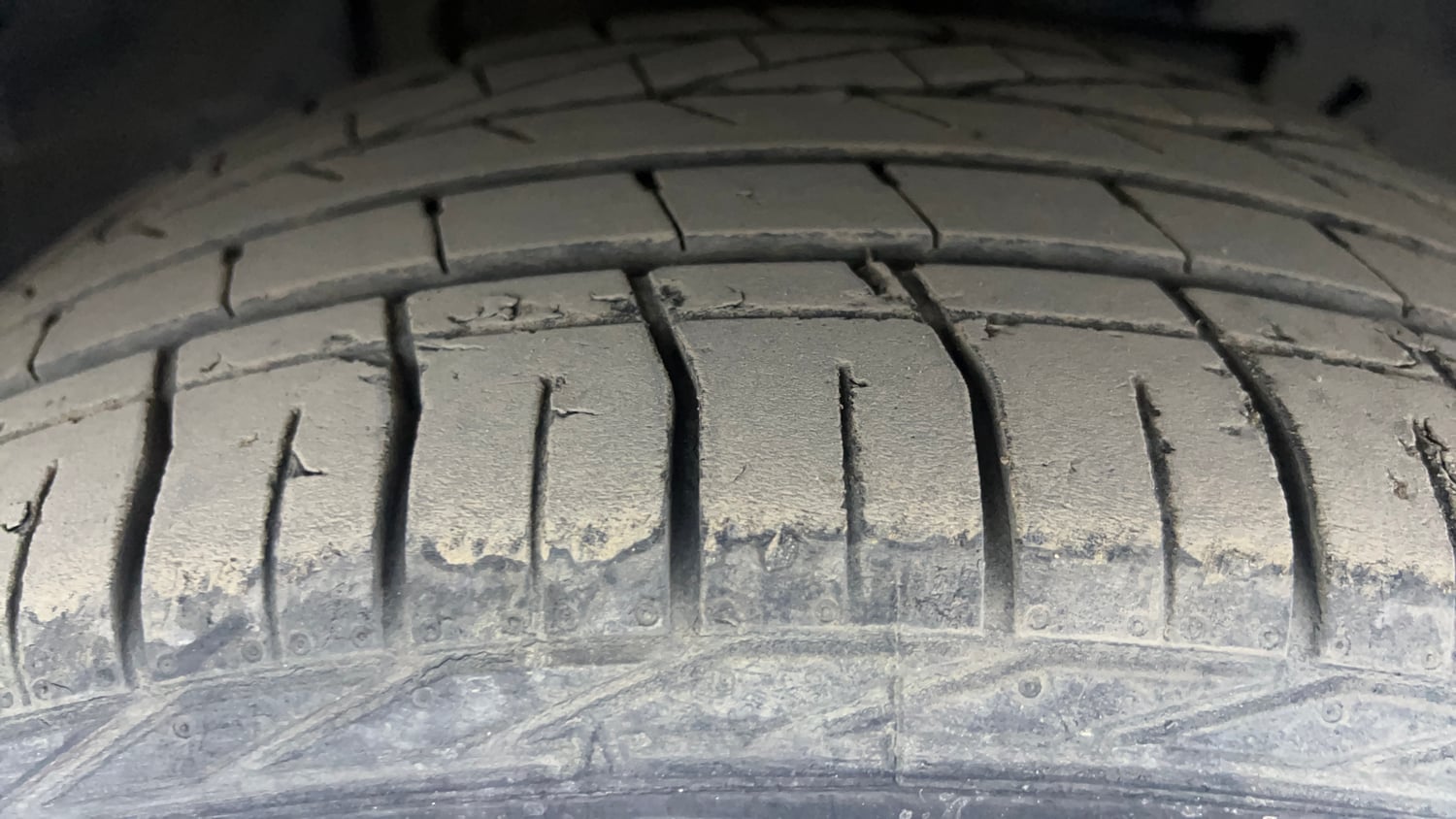 Used 2023 Tata Nexon XZ Plus Diesel Diesel Manual tyres RIGHT FRONT TYRE TREAD VIEW