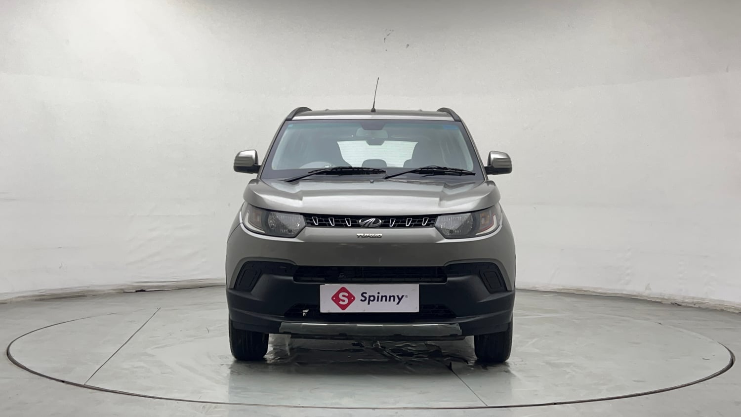Used 2017 Mahindra KUV100 K6 6 STR Petrol Manual exterior FRONT VIEW