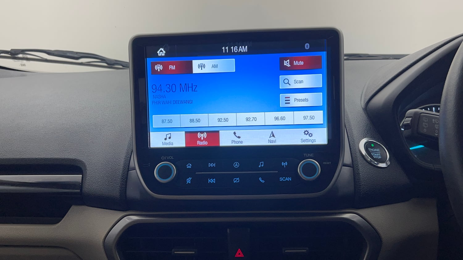 Used 2021 Ford EcoSport Titanium Plus 1.5L Ti-VCT AT Petrol Automatic top_features Integrated (in-dash) music system