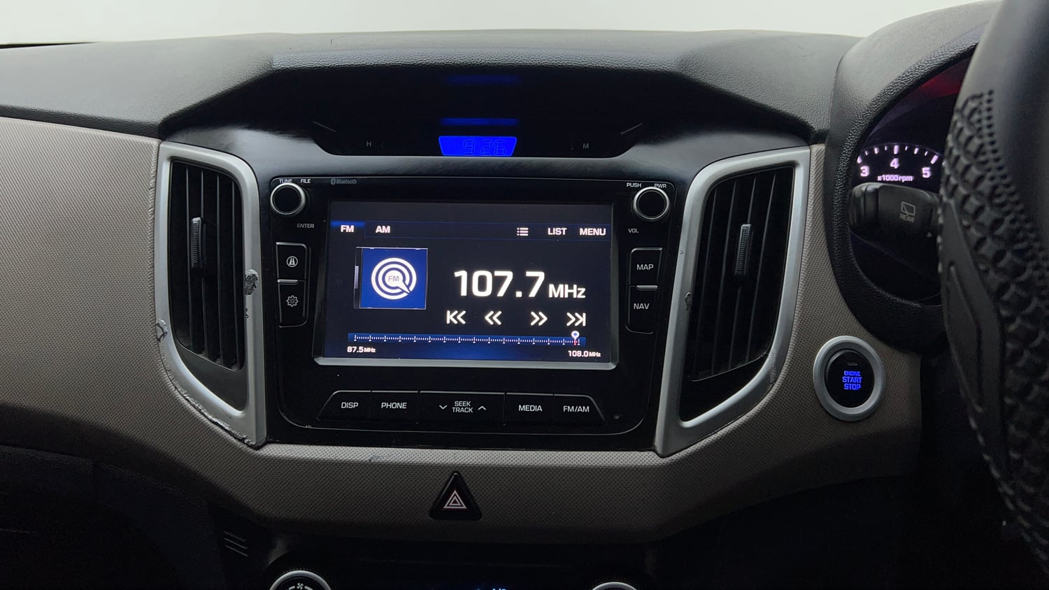 Used 2017 Hyundai Creta 1.6 SX Plus AT Petrol Petrol Automatic top_features Touch screen infotainment system
