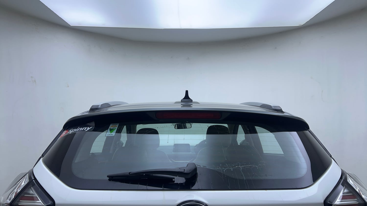 Used 2023 Tata Nexon XZ Plus Diesel Diesel Manual exterior BACK WINDSHIELD VIEW