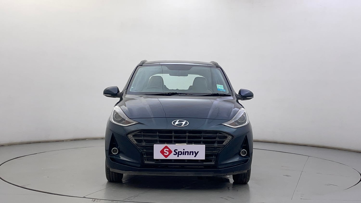 Used 2021 Hyundai Grand i10 Nios Sportz AMT 1.2 Kappa VTVT Petrol Automatic exterior FRONT VIEW