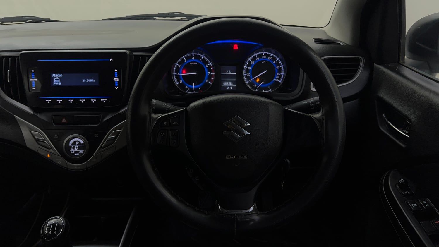 Used 2021 Maruti Suzuki Baleno Delta Petrol Manual interior STEERING VIEW
